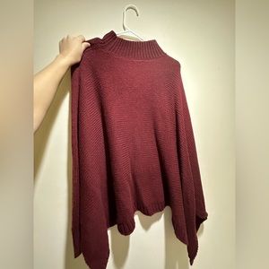 High low knit sweater